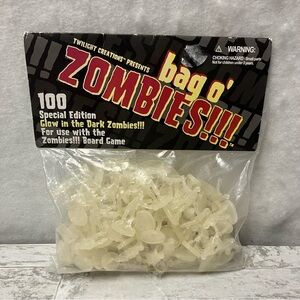 bag o zombies glow in the dark 100 pcs role playing zombies rpg NEW 2002